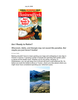 Am I Ready to Retire?