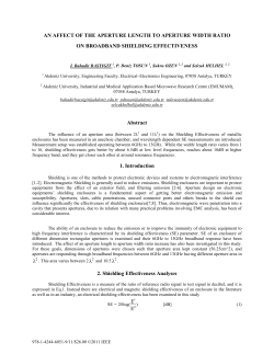 an affect of the aperture length to aperture width ratio on