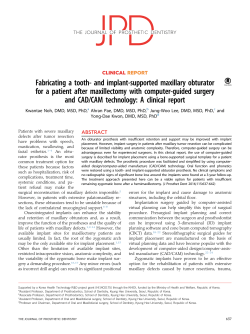 - Journal of Prosthetic Dentistry