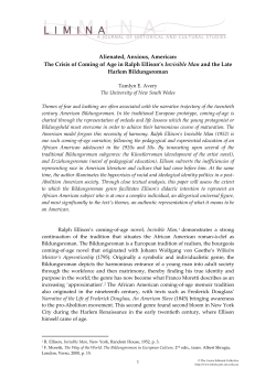 Avery article  - Limina: A Journal of Historical and