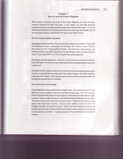 Chapter 2 Slavery and the Cotton Kingdom
