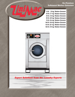 Premises Softmount Washer Extractor