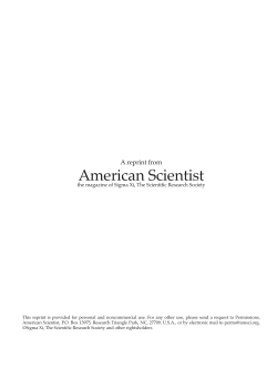 article - American Scientist
