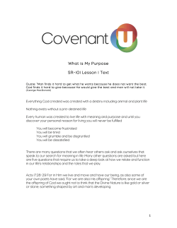 Text - The Covenant Center