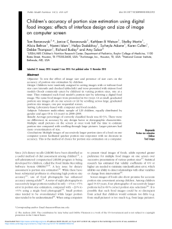 Children`s accuracy of portion size estimation using digital food