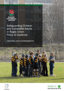 Safeguarding Children and Vulnerable Adults in Rugby Union