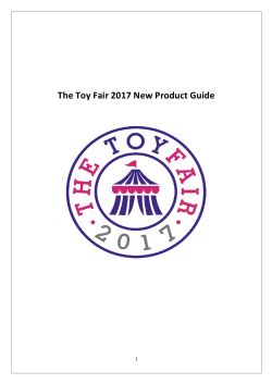 The Toy Fair 2017 New Product Guide