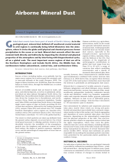 Airborne Mineral Dust