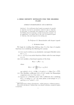 A zero-density estimate for the Selberg class