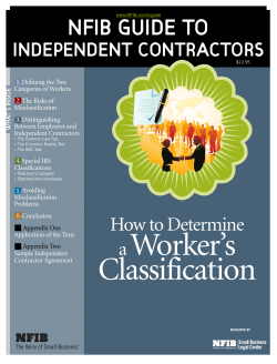 Guide to Independent Contractors