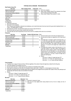 PORTABLE NAVAL WARGAME &ndash; PRE