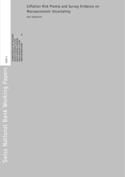 Inflation Risk Premia and Survey Evidence on Macroeconomic