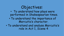 Introduction to Mercutio Act 1, Scene 4 File