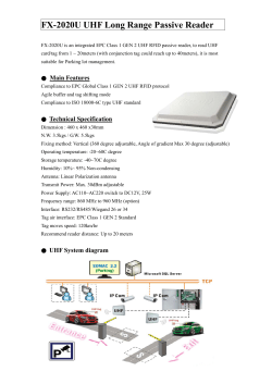 FX-2020U UHF Long Range Passive Reader