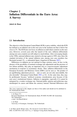Inflation Differentials in the Euro Area: A Survey
