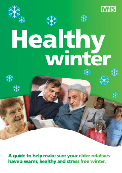 A guide to help make sure your older relatives have a warm, healthy