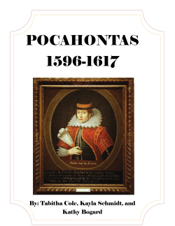 pocahontas 1596-1617