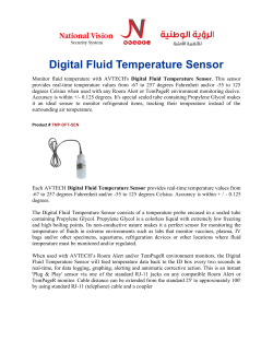 Digital Fluid Temperature Sensor