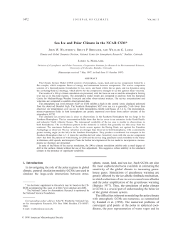 Sea Ice and Polar Climate in the NCAR CSM