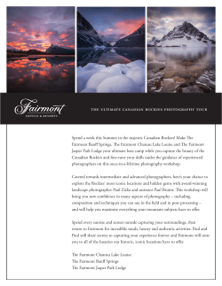 the ultimate canadian rockies photography tour