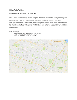 Albion Falls Parking 123 Arbour Rd, Hamilton, ON L8W 3X9 Take