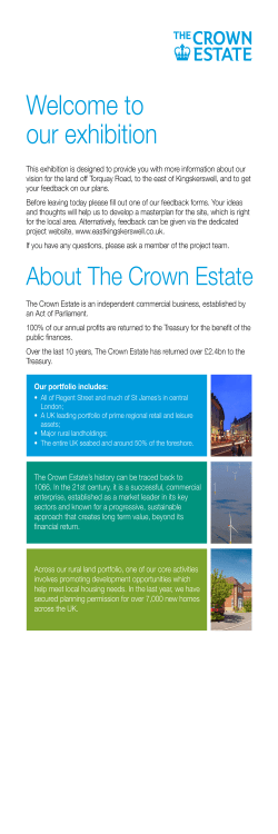The Crown Estate East Kingskerswell Public Consultation Boards
