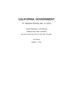 MANUAL of CALIFORNIA - boysstatecalifornia.org