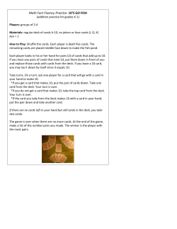 Math Fact Fluency Practice: 10`S GO FISH