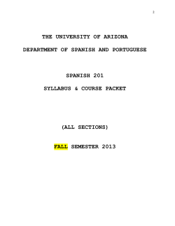 the university of arizona department of spanish and portuguese