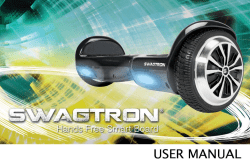 SwagTron T1 Official Manual