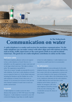Communication on water