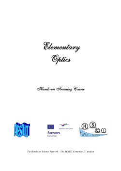 elementary optics hsci/aestit training course
