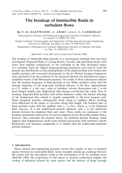 The breakup of immiscible fluids in turbulent flows