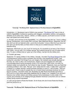 JJ Montanaro host of USAA`s new podcast, "The