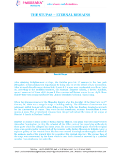 the stupas &ndash; eternal remains