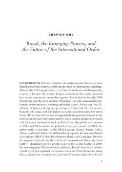 Brazil on the Long Road to Global Influence