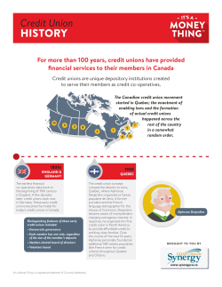 History of Credit Unions