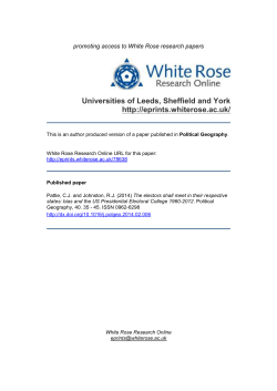 - White Rose Research Online