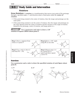 Study Guide and Intervention