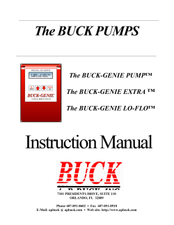 genie manual - Service RMA