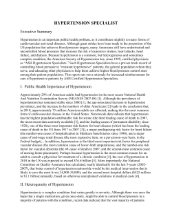 hypertension specialist - American Society of Hypertension