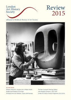 London Art History Society Review 2015