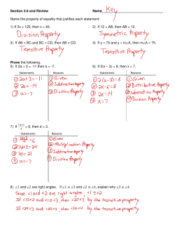 Section 2.6 and Review