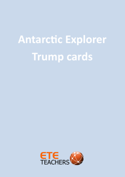 Antarctic Explorer Trump cards
