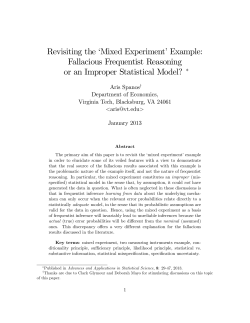 Revisiting the `Mixed Experiment` Example: Fallacious Frequentist