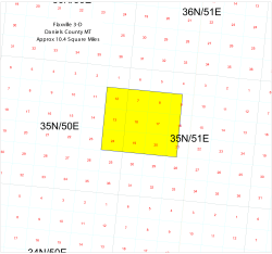 Daniels Flaxville 3-D Daniels County MT Approx 10.4 Square Miles