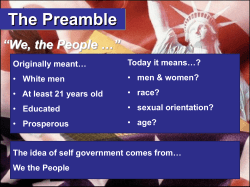 Preamble Meaning PowerPoint Full Notes