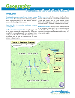 Geography - Onondaga Nation