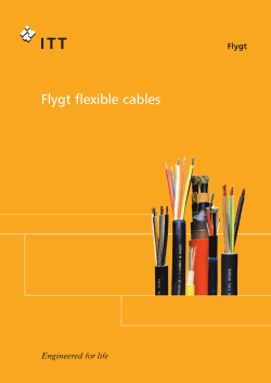 Flygt flexible cables