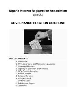 Election Guideline